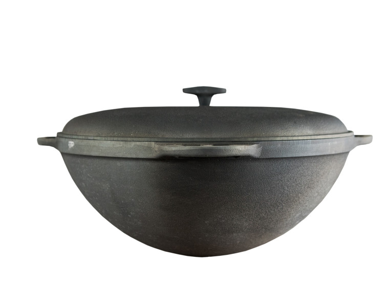 Cast iron pot-cauldron 12 l with cast iron lid  K12L