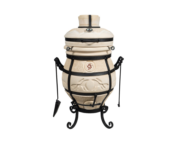 Tandoor with hinged lid T/SAMOBZHAR